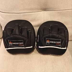 Meister MMA Black Punch Mitts